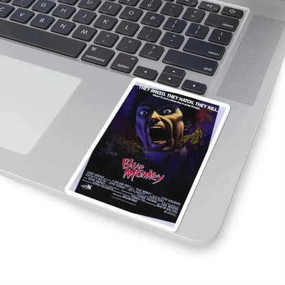 Blue Monkey 1987 Movie Poster - STICKER Vinyl Kiss-Cut Decal - The Sticker Space