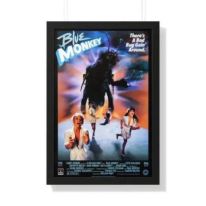 BLUE MONKEY (2) 1987 - Framed Movie Poster - The Sticker Space