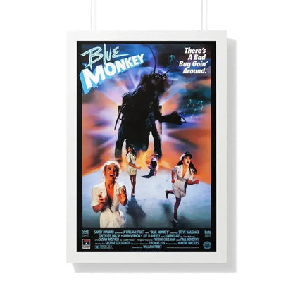 BLUE MONKEY (2) 1987 - Framed Movie Poster - The Sticker Space