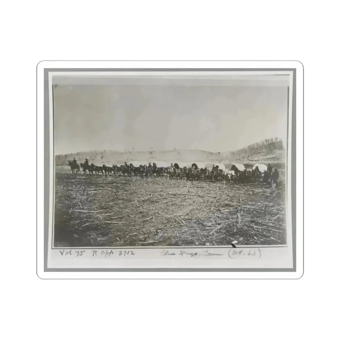 Blue Springs, Tenn., October 1863 (U.S. Civil War) STICKER Vinyl Kiss-Cut Decal 2 Inch White - The Sticker Space