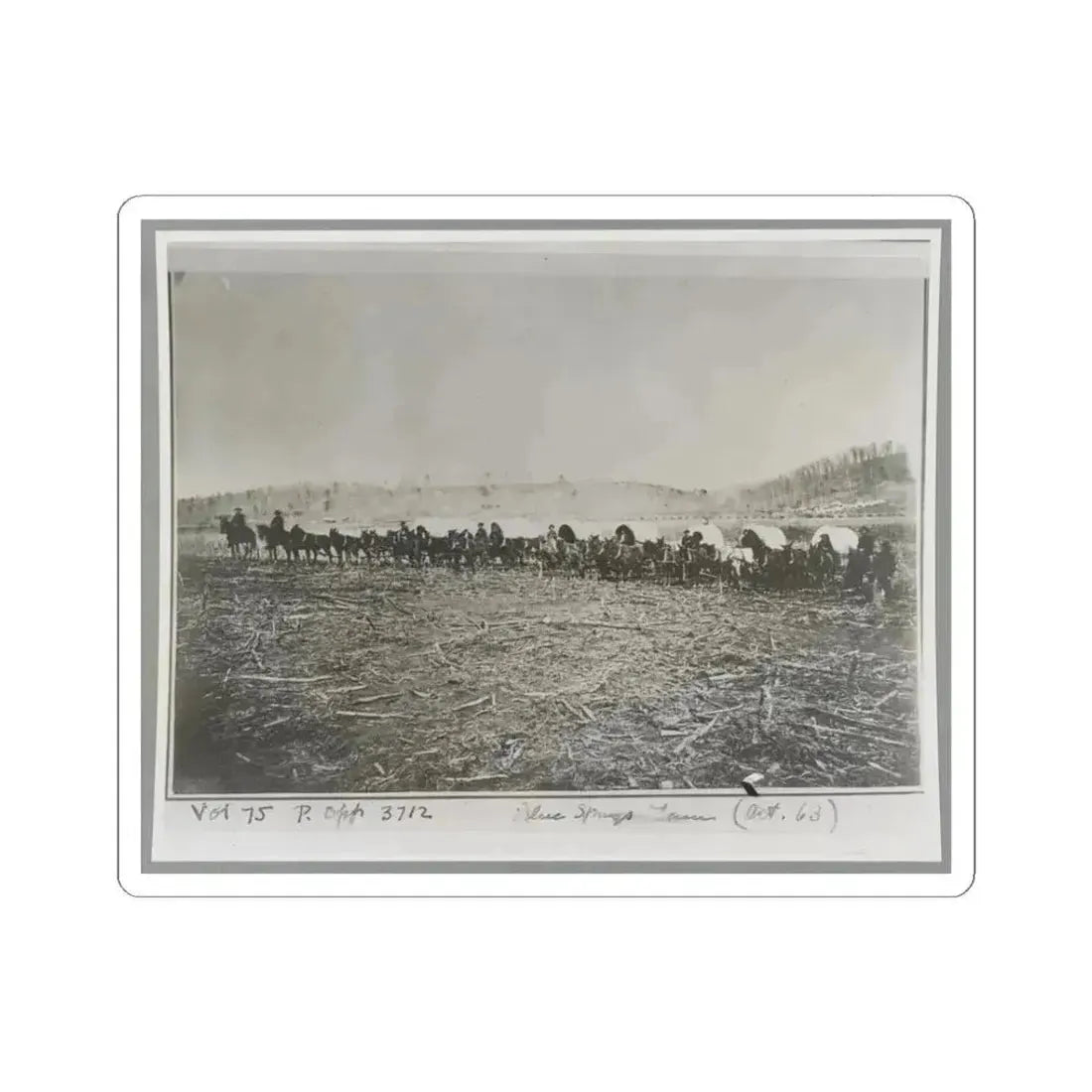 Blue Springs, Tenn., October 1863 (U.S. Civil War) STICKER Vinyl Kiss-Cut Decal 3 Inch White - The Sticker Space