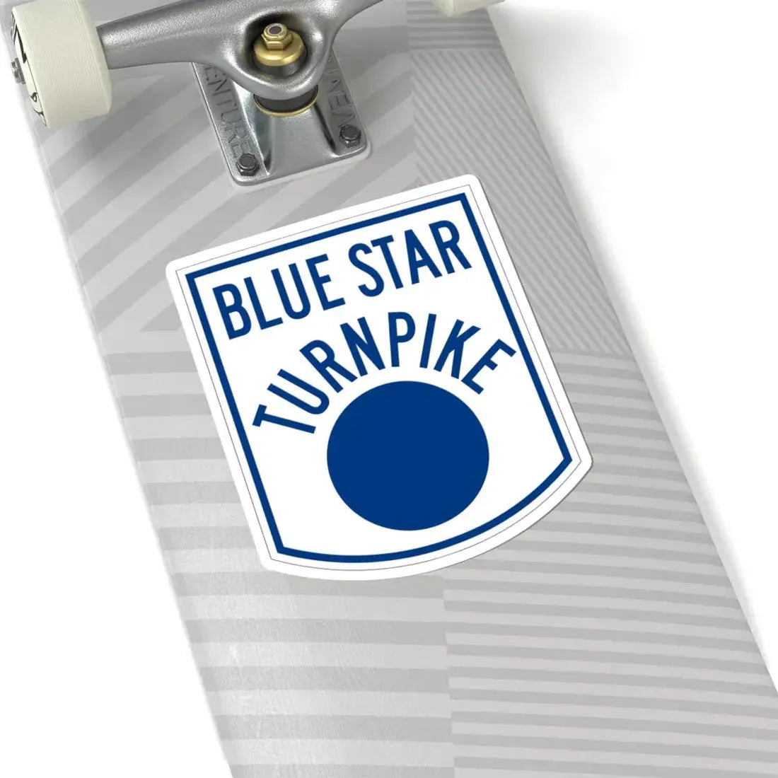 Blue Star Turnpike (New Hampshire) (Road Sign) STICKER Vinyl Kiss-Cut Decal - The Sticker Space