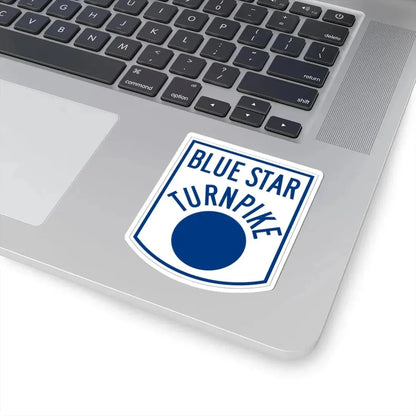 Blue Star Turnpike (New Hampshire) (Road Sign) STICKER Vinyl Kiss-Cut Decal - The Sticker Space