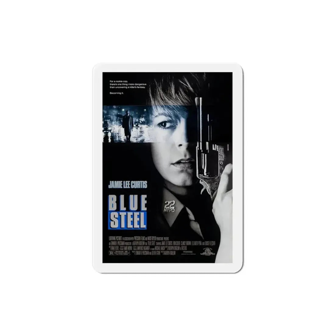 Blue Steel 1990 Movie Poster Refrigerator Magnet - The Sticker Space