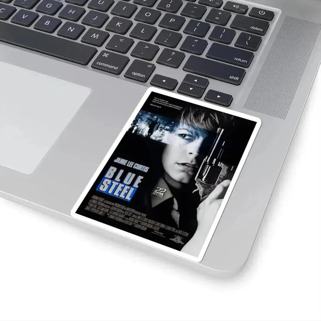 Blue Steel 1990 Movie Poster - STICKER Vinyl Kiss-Cut Decal - The Sticker Space