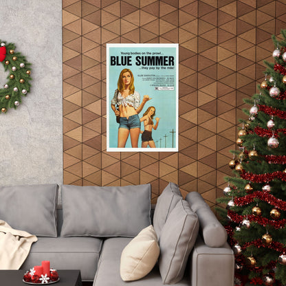 BLUE SUMMER 1973 - Paper Movie Poster-The Sticker Space