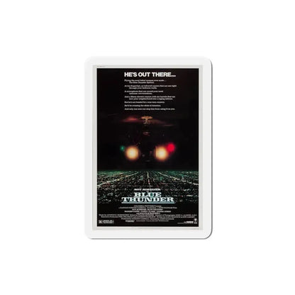 Blue Thunder 1983 Movie Poster Refrigerator Magnet 3 Inch - The Sticker Space