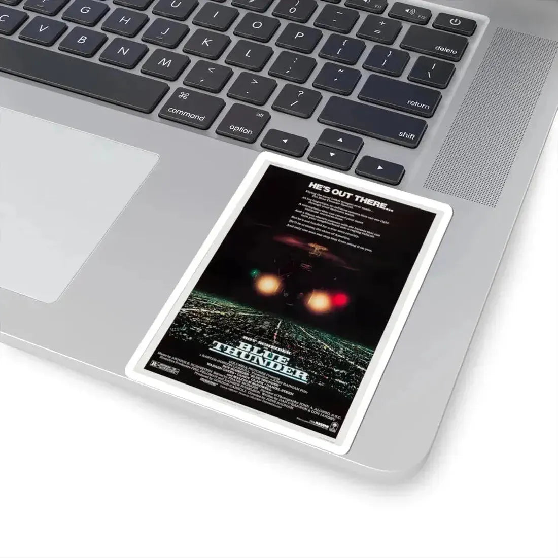 Blue Thunder 1983 Movie Poster - STICKER Vinyl Kiss-Cut Decal - The Sticker Space