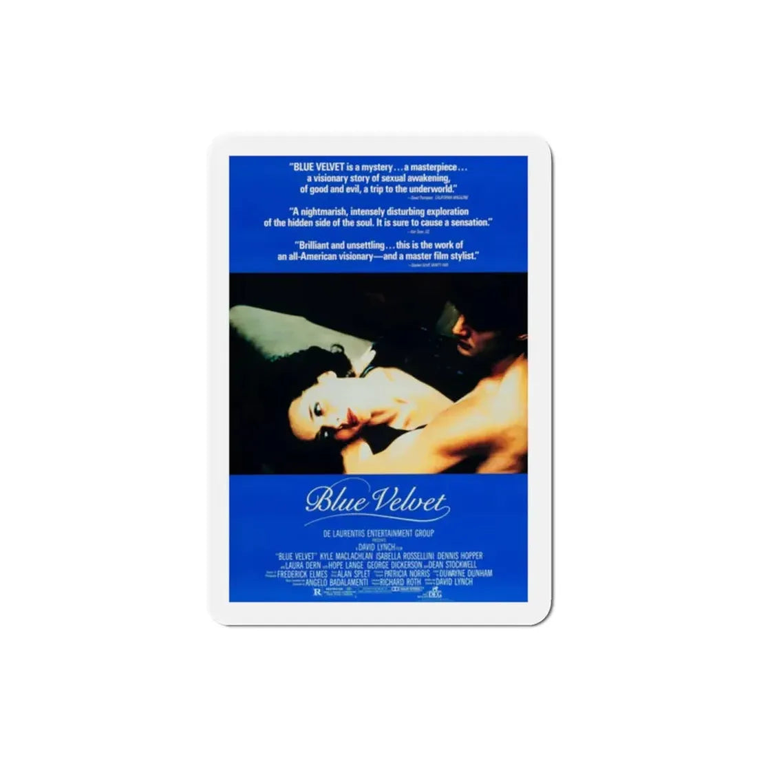 Blue Velvet 1986 2 Movie Poster Refrigerator Magnet 2 Inch - The Sticker Space