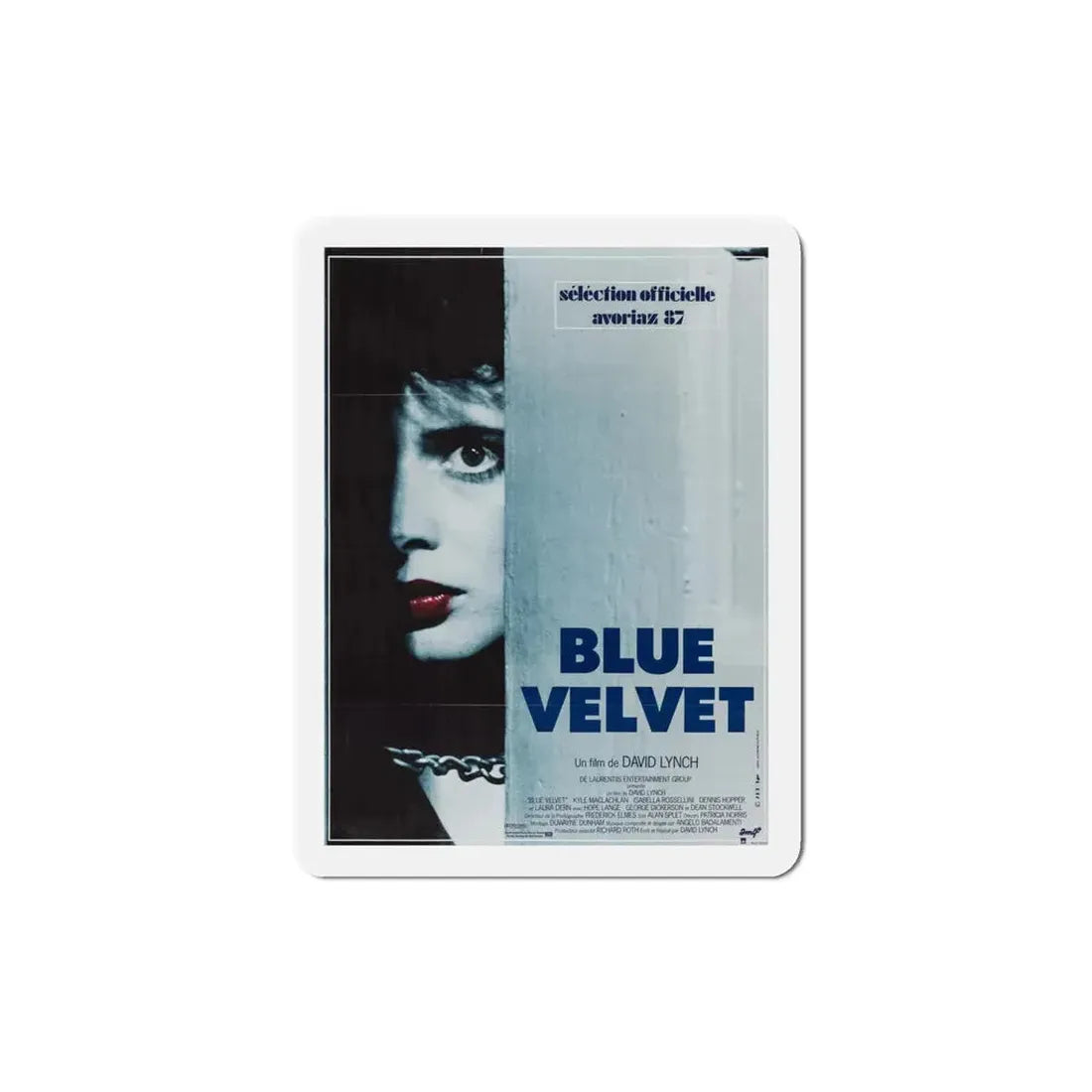 Blue Velvet 1986 Movie Poster Refrigerator Magnet 4 Inch - The Sticker Space