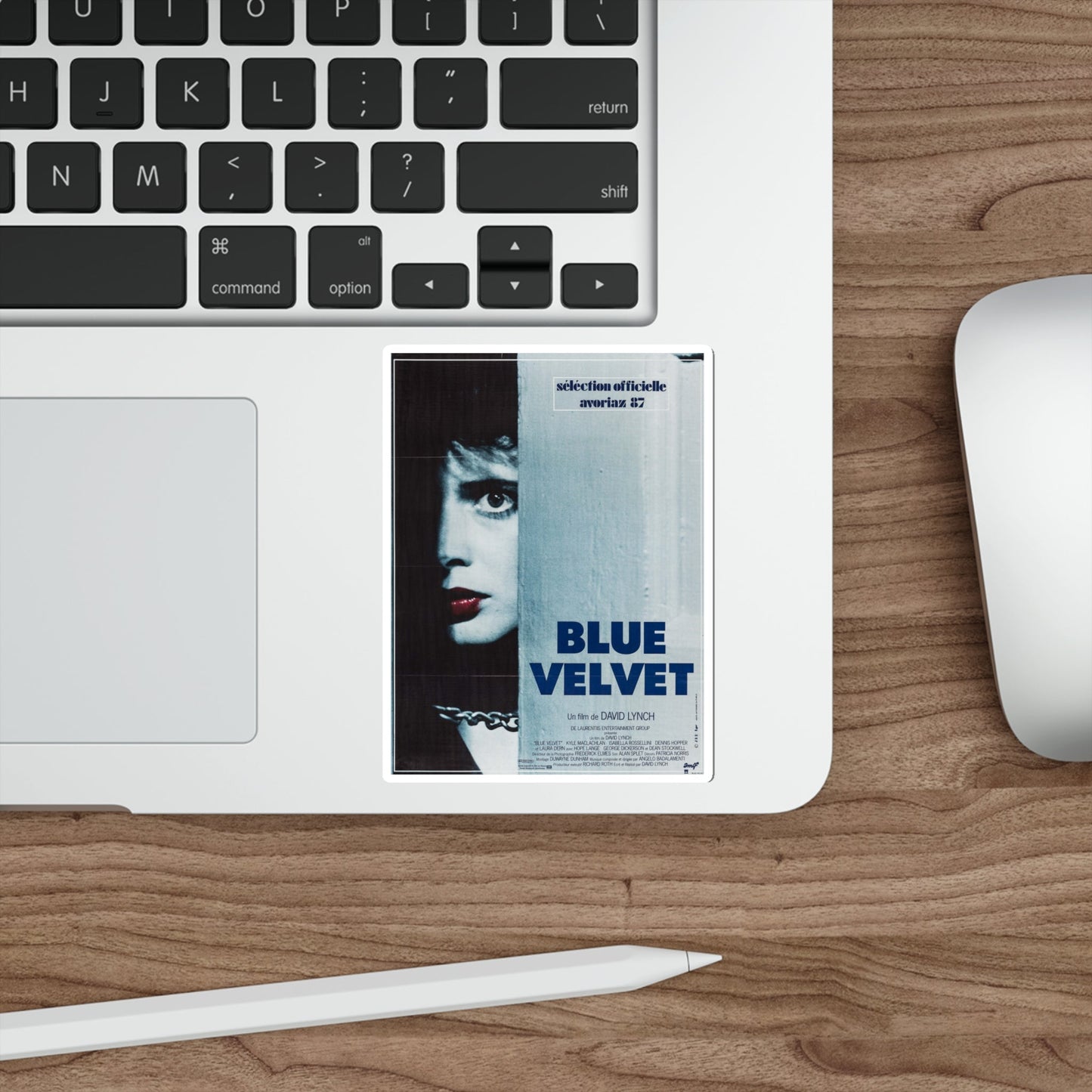 Blue Velvet 1986 Movie Poster STICKER Vinyl Die-Cut Decal-The Sticker Space