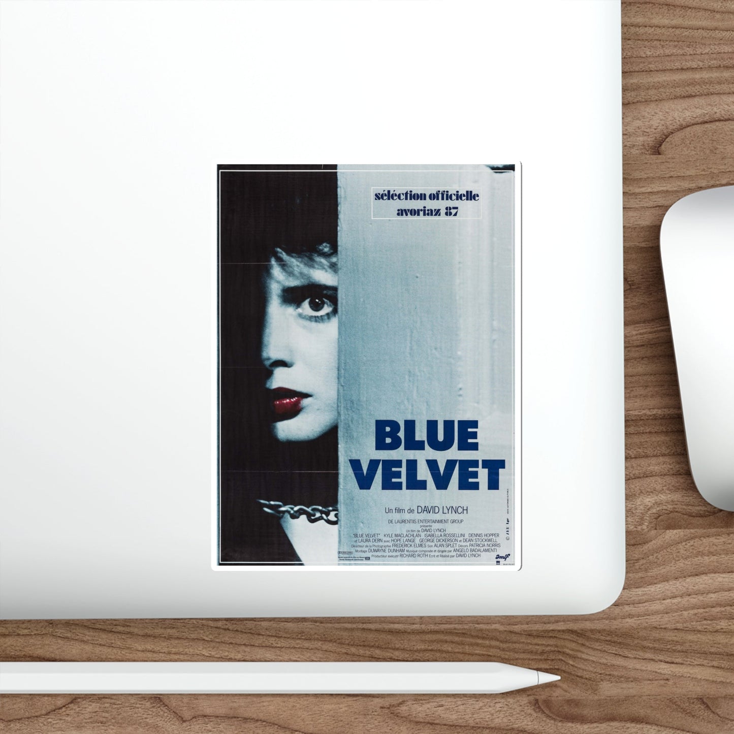 Blue Velvet 1986 Movie Poster STICKER Vinyl Die-Cut Decal-The Sticker Space