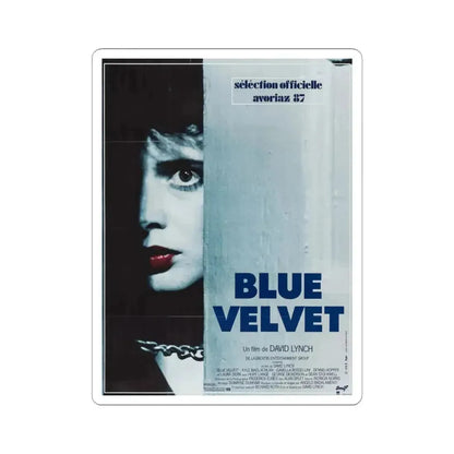 Blue Velvet 1986 Movie Poster - STICKER Vinyl Kiss-Cut Decal 4 Inch White - The Sticker Space