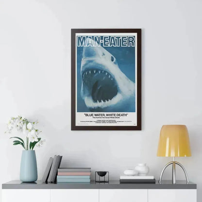 BLUE WATER, WHITE DEATH 1971 - Framed Movie Poster - The Sticker Space