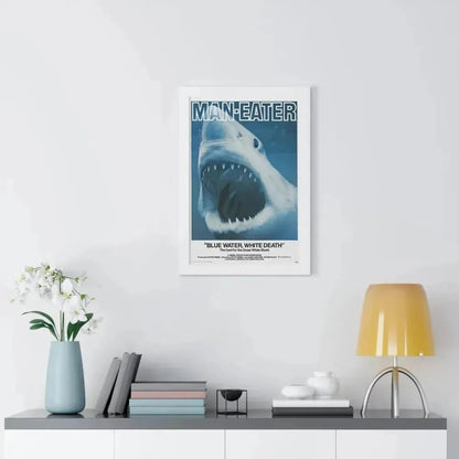 BLUE WATER, WHITE DEATH 1971 - Framed Movie Poster - The Sticker Space