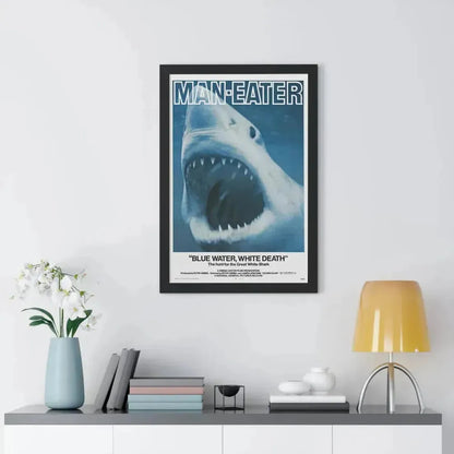 BLUE WATER, WHITE DEATH 1971 - Framed Movie Poster - The Sticker Space