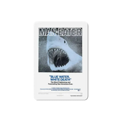 Blue Water White Death 1971 Movie Poster Refrigerator Magnet 2 Inch - The Sticker Space