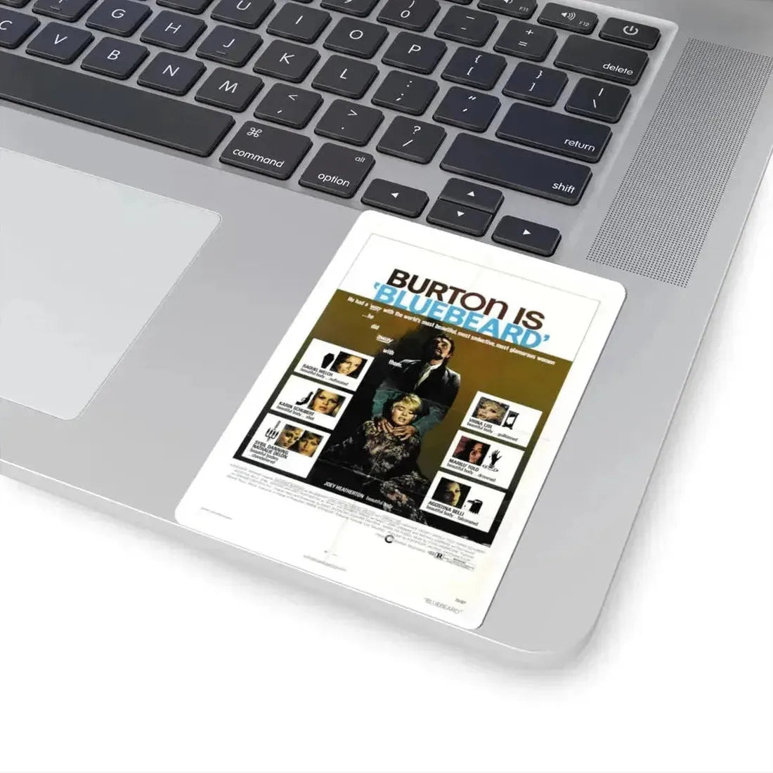 Bluebeard 1972 Movie Poster - STICKER Vinyl Kiss-Cut Decal - The Sticker Space