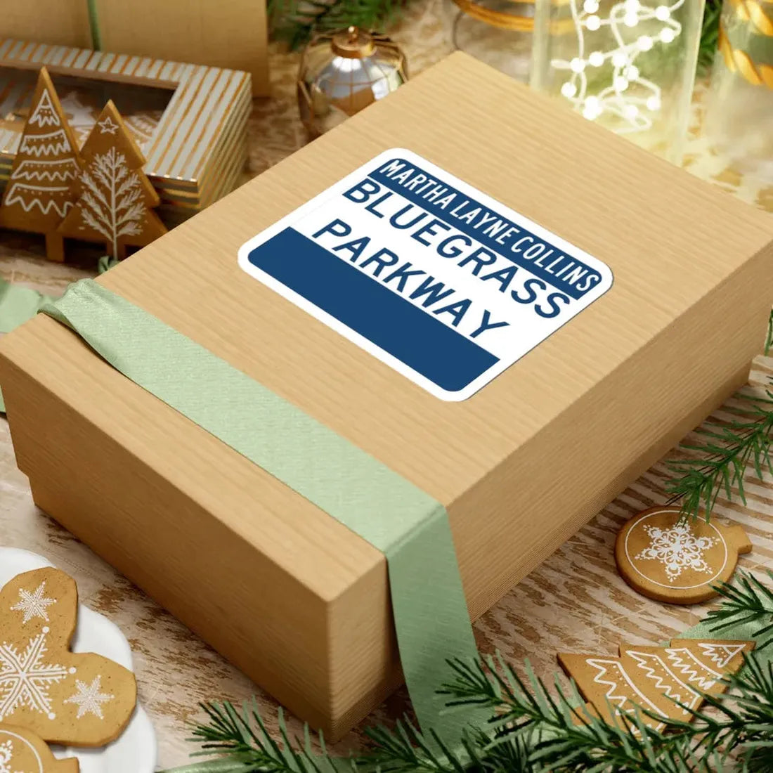 Bluegrass Parkway (Kentucky) (Road Sign) STICKER Vinyl Kiss-Cut Decal - The Sticker Space