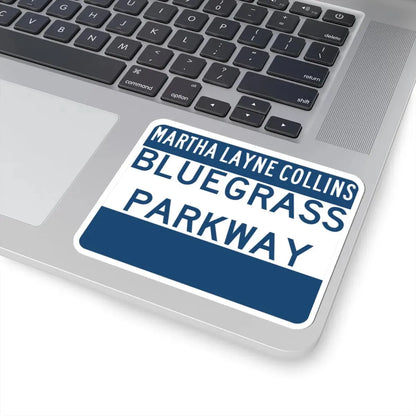 Bluegrass Parkway (Kentucky) (Road Sign) STICKER Vinyl Kiss-Cut Decal - The Sticker Space