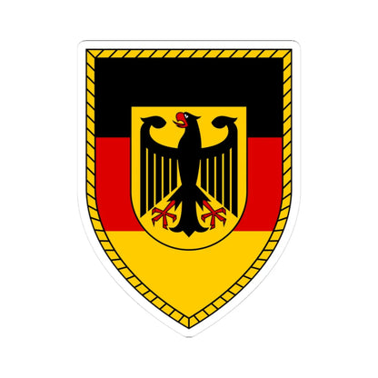 BMVg (Germany) (Coat of Arms) STICKER Vinyl Kiss-Cut Decal 3 Inch White - The Sticker Space
