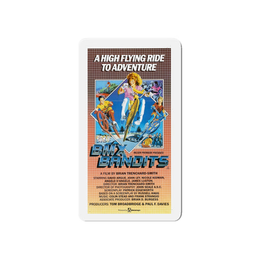 BMX BANDITS 1983 Movie Poster - Die-Cut Magnet-6 × 6"-The Sticker Space