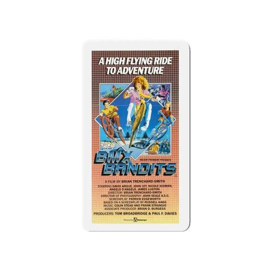 BMX BANDITS 1983 Movie Poster - Refrigerator Magnet 6 Inch - The Sticker Space