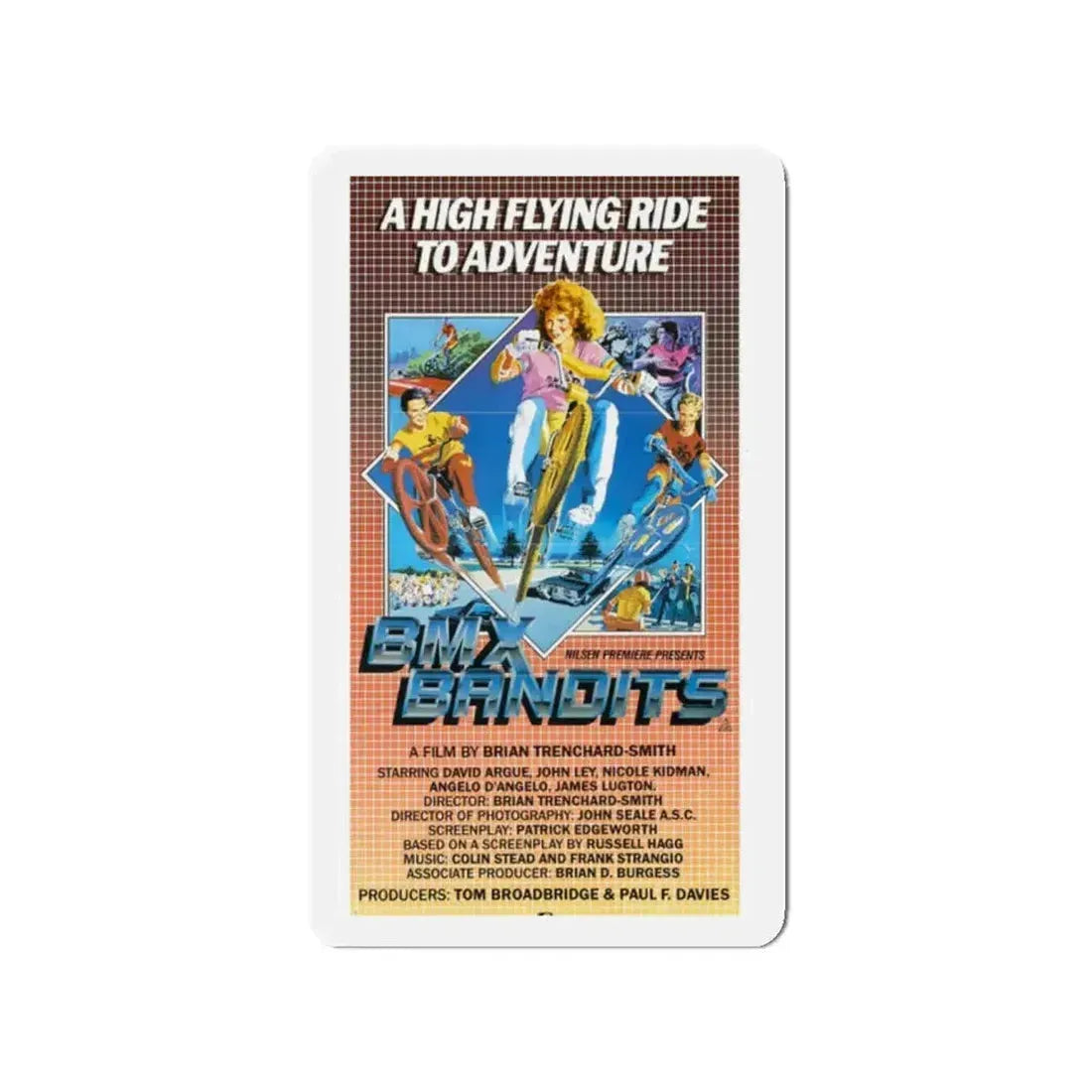 BMX BANDITS 1983 Movie Poster - Refrigerator Magnet - The Sticker Space