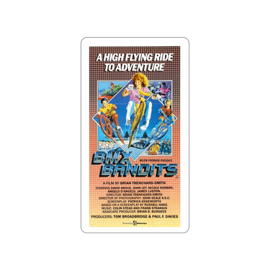 BMX BANDITS 1983 Movie Poster STICKER Vinyl Die-Cut Decal-2 Inch-The Sticker Space