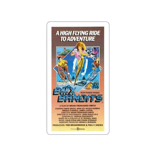 BMX BANDITS 1983 Movie Poster STICKER Vinyl Die-Cut Decal 2 Inch - The Sticker Space