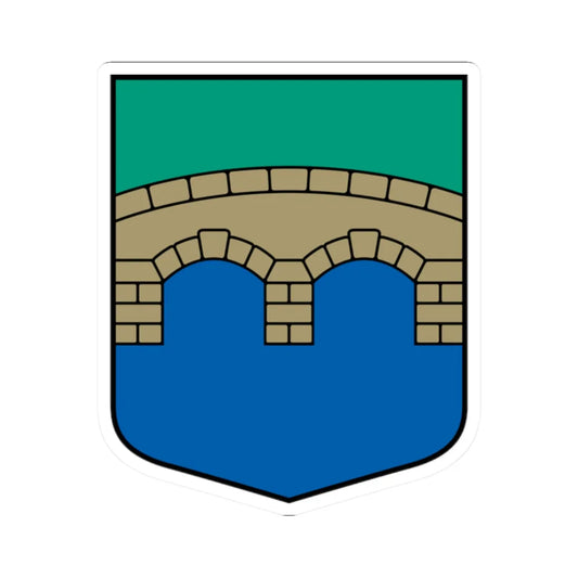 Bēnes pagasta ģerbonis (Latvia) (Coat of Arms) STICKER Vinyl Kiss-Cut Decal 2 Inch White - The Sticker Space