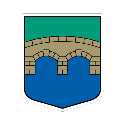 Bēnes pagasta ģerbonis (Latvia) (Coat of Arms) STICKER Vinyl Kiss-Cut Decal 4 Inch White - The Sticker Space