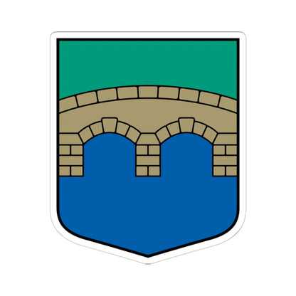 Bēnes pagasta ģerbonis (Latvia) (Coat of Arms) STICKER Vinyl Kiss-Cut Decal 6 Inch White - The Sticker Space