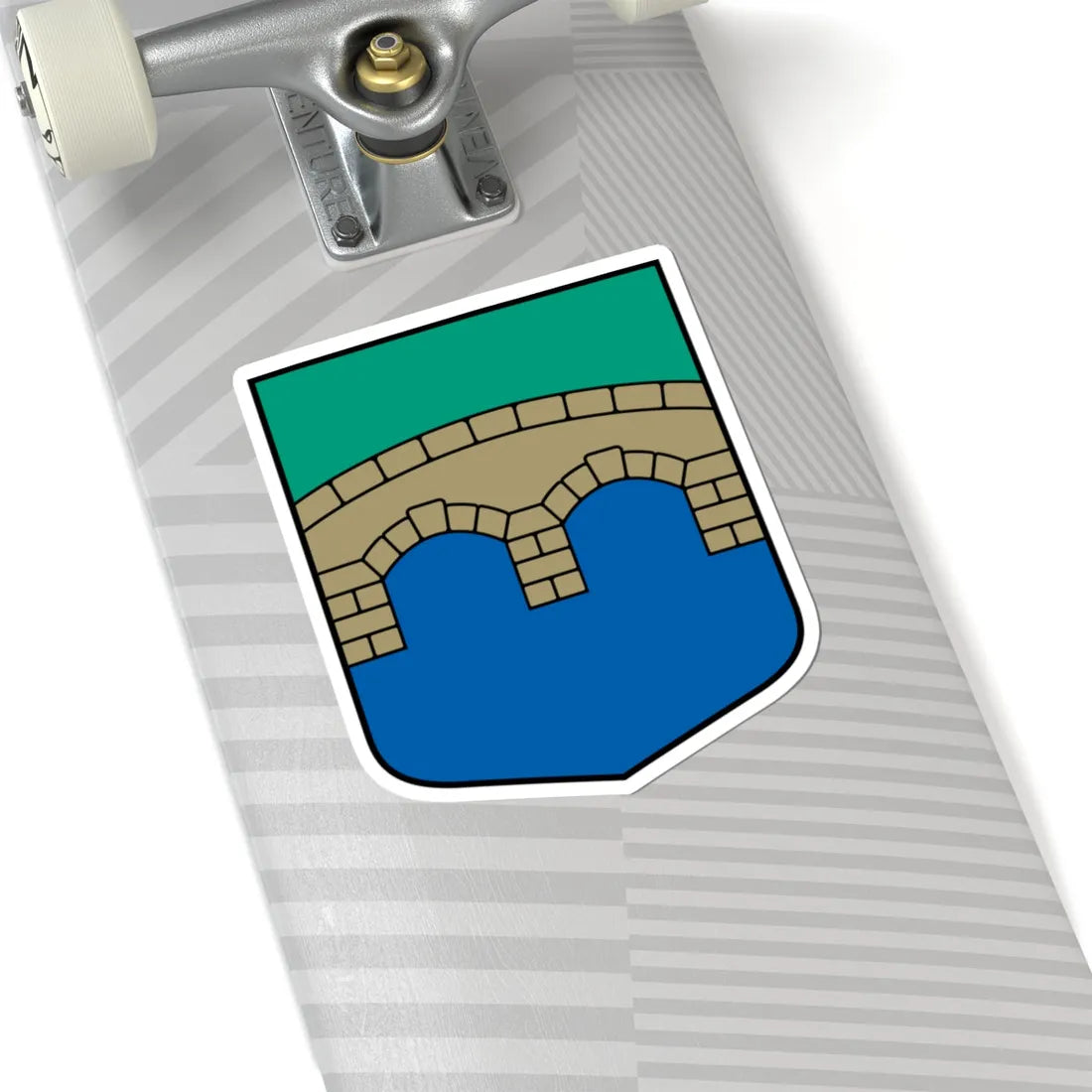 Bēnes pagasta ģerbonis (Latvia) (Coat of Arms) STICKER Vinyl Kiss-Cut Decal - The Sticker Space