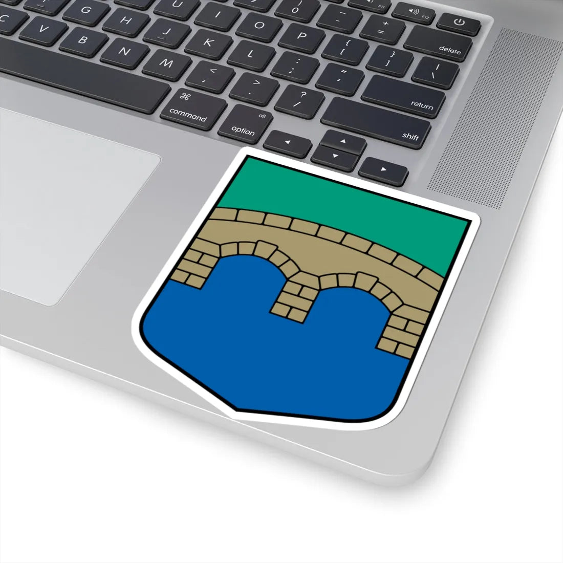 Bēnes pagasta ģerbonis (Latvia) (Coat of Arms) STICKER Vinyl Kiss-Cut Decal - The Sticker Space