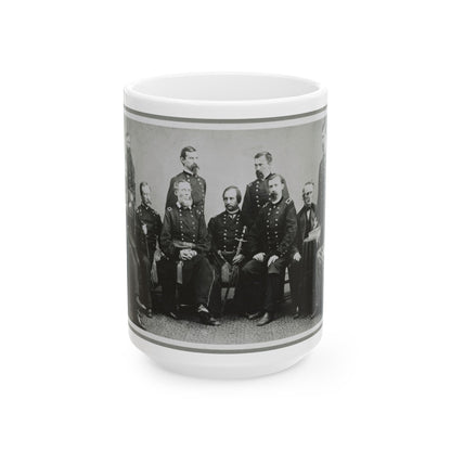 Board Which Tried Lincoln Conspirators (U.S. Civil War) White Coffee Mug-15oz-The Sticker Space