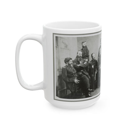 Board Which Tried Lincoln Conspirators (U.S. Civil War) White Coffee Mug-The Sticker Space