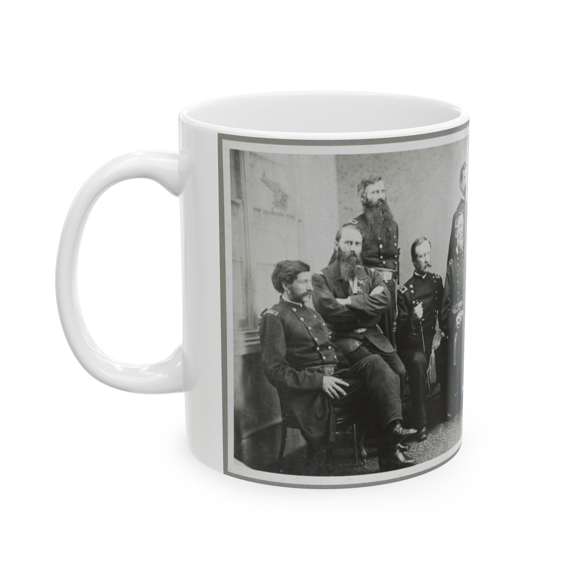 Board Which Tried Lincoln Conspirators (U.S. Civil War) White Coffee Mug-The Sticker Space