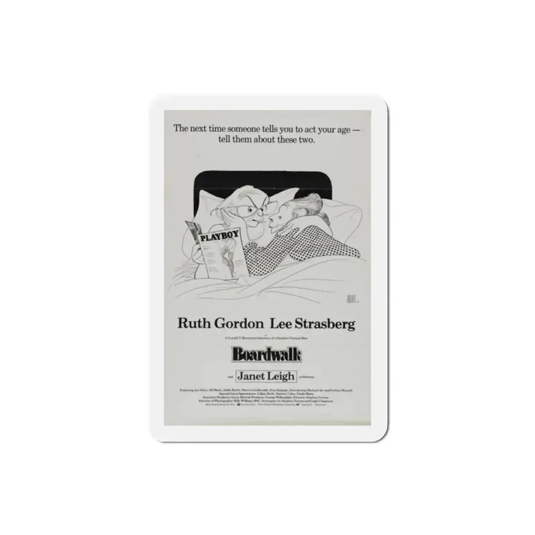 Boardwalk 1979 Movie Poster Refrigerator Magnet 2 Inch - The Sticker Space