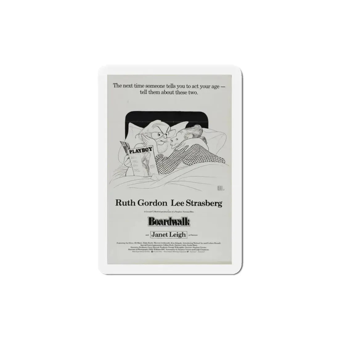 Boardwalk 1979 Movie Poster Refrigerator Magnet 3 Inch - The Sticker Space