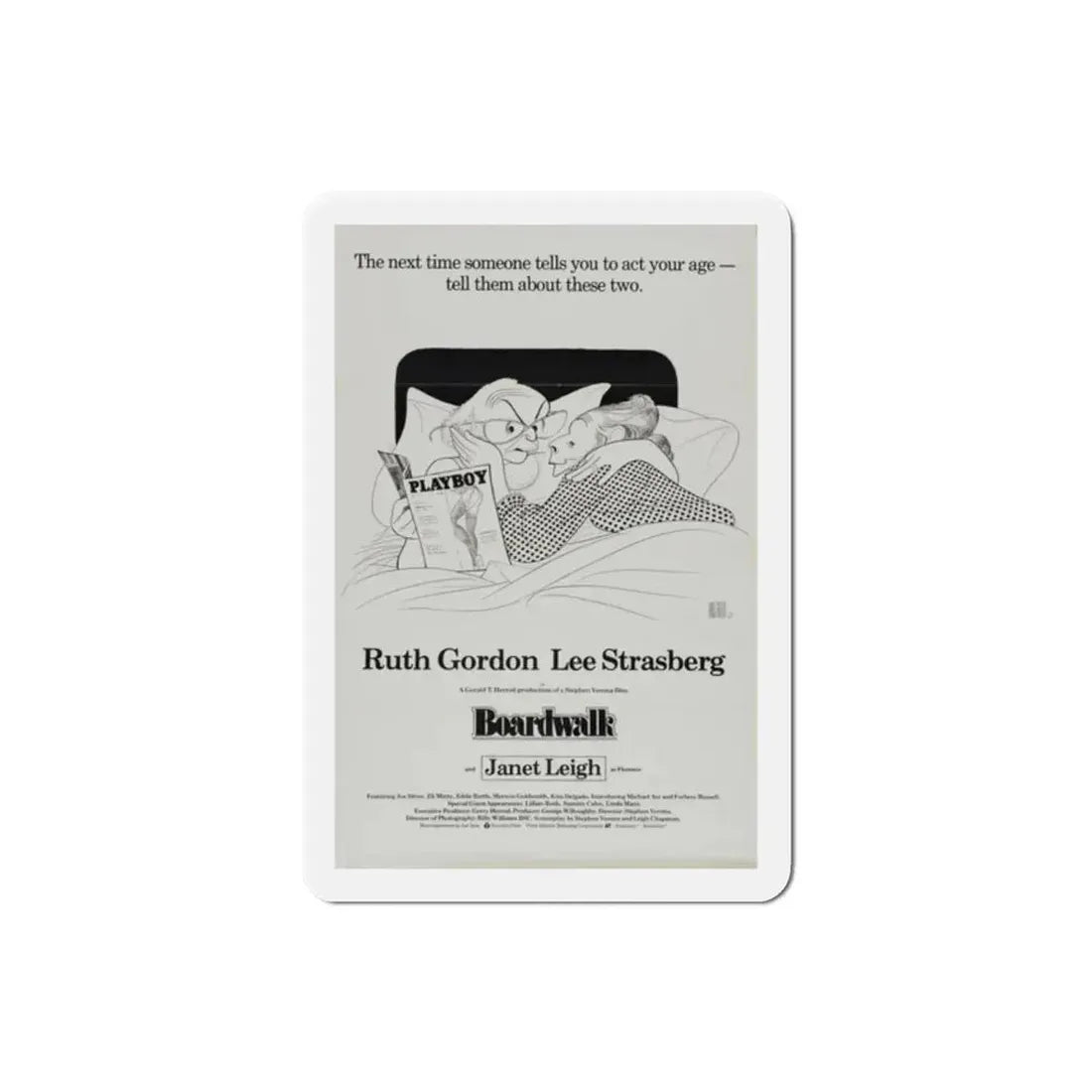 Boardwalk 1979 Movie Poster Refrigerator Magnet - The Sticker Space