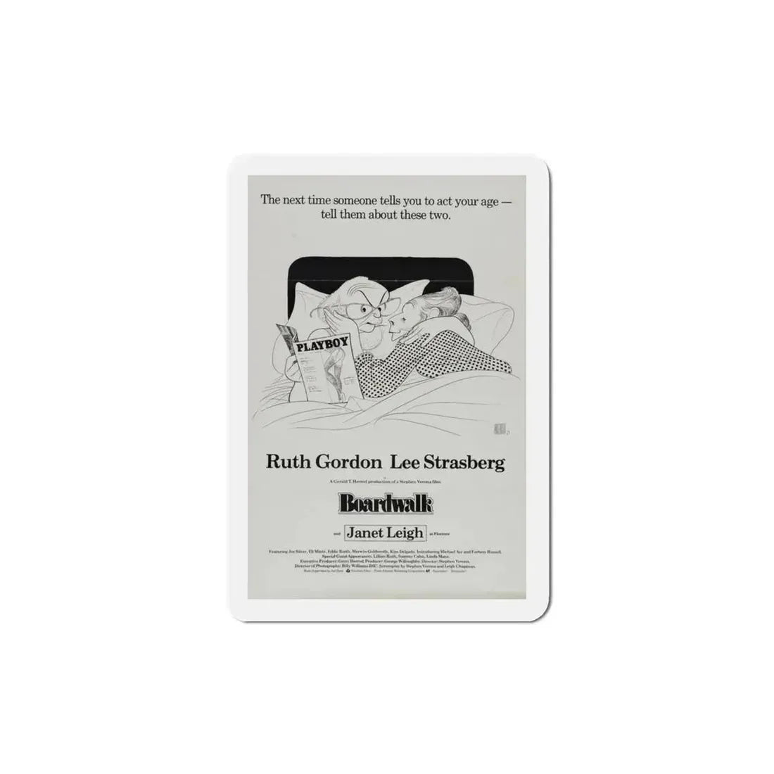 Boardwalk 1979 Movie Poster Refrigerator Magnet - The Sticker Space