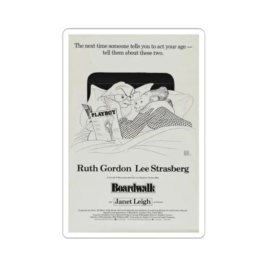 Boardwalk 1979 Movie Poster - STICKER Vinyl Kiss-Cut Decal 2 Inch White - The Sticker Space