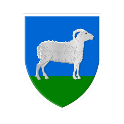 Boazum wapen (Netherlands) (Coat of Arms) STICKER Vinyl Kiss-Cut Decal 2 Inch White - The Sticker Space