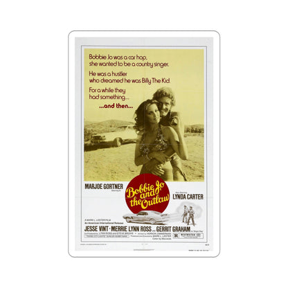 Bobbie Jo and the Outlaw 1976 Movie Poster STICKER Vinyl Die-Cut Decal-4 Inch-The Sticker Space