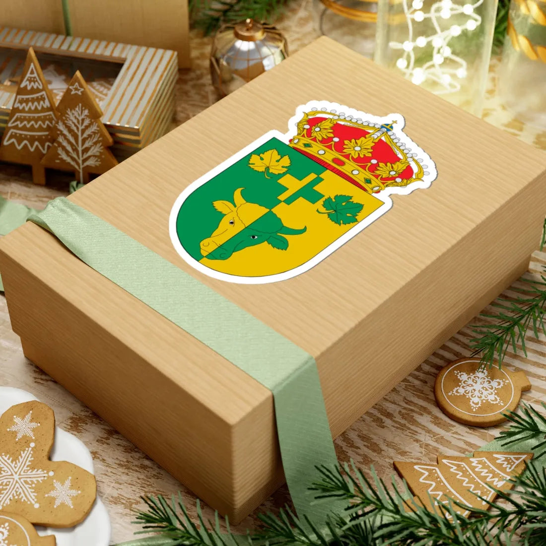 Boborás (Spain) (Coat of Arms) STICKER Vinyl Kiss-Cut Decal - The Sticker Space