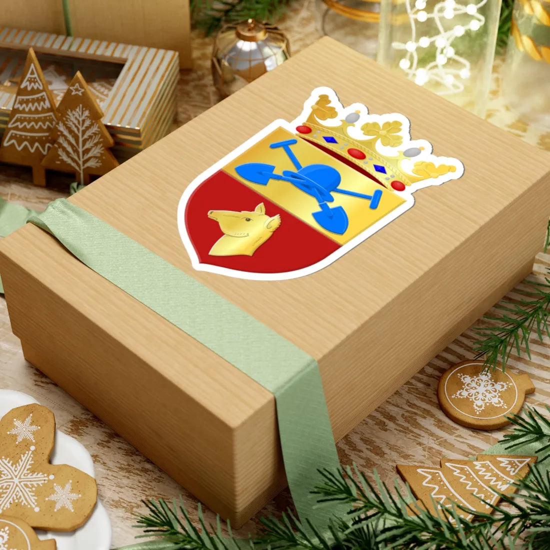 Bodegraven-Reeuwijk wapen (Netherlands) (Coat of Arms) STICKER Vinyl Kiss-Cut Decal - The Sticker Space