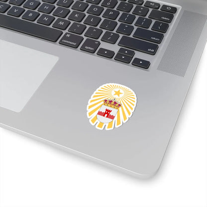 Bodens ingenjörregemente vapen (Sweden) (Coat of Arms) STICKER Vinyl Kiss-Cut Decal - The Sticker Space