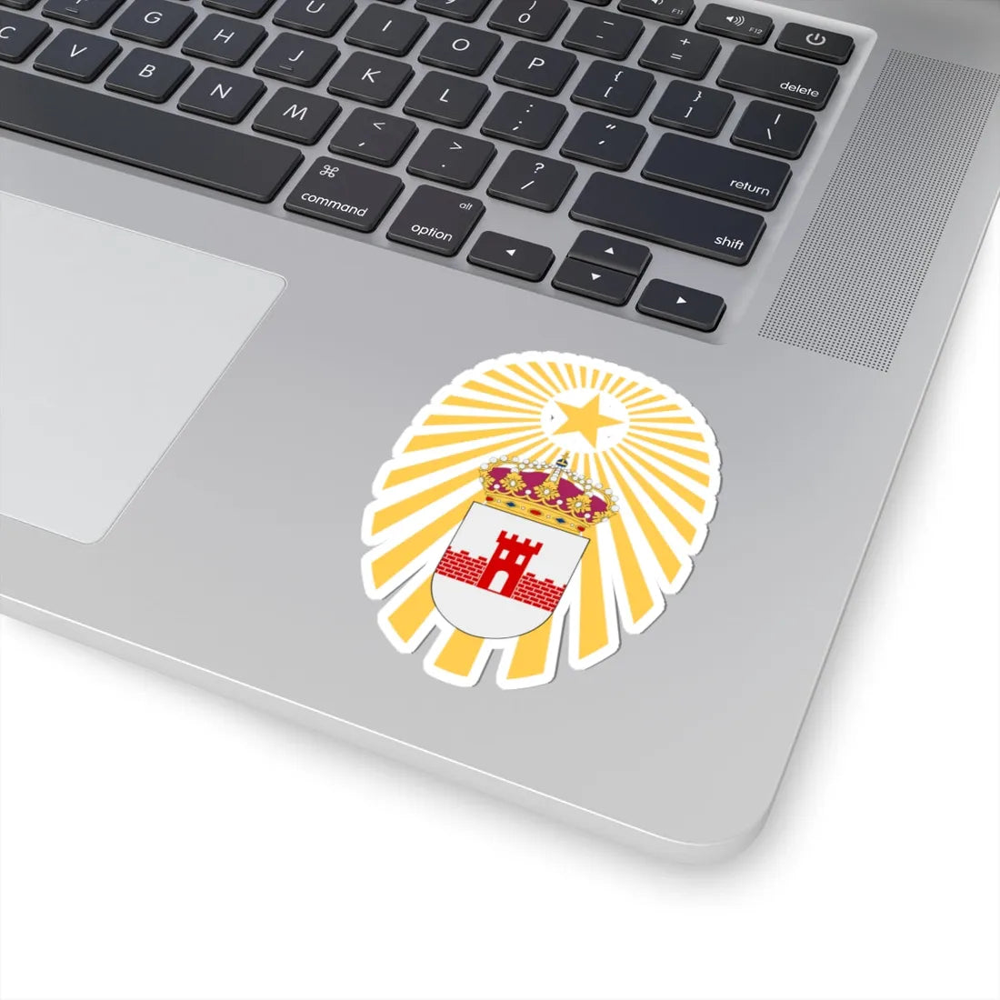 Bodens ingenjörregemente vapen (Sweden) (Coat of Arms) STICKER Vinyl Kiss-Cut Decal - The Sticker Space