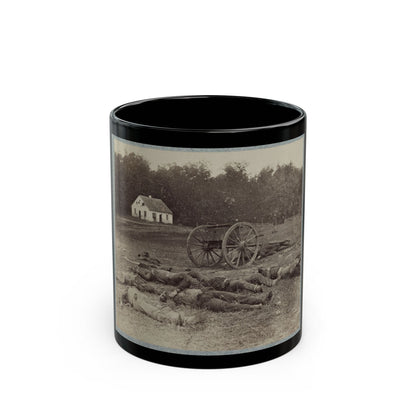 Bodies Of Confederate Artillerymen Near Dunker Church (U.S. Civil War) Black Coffee Mug